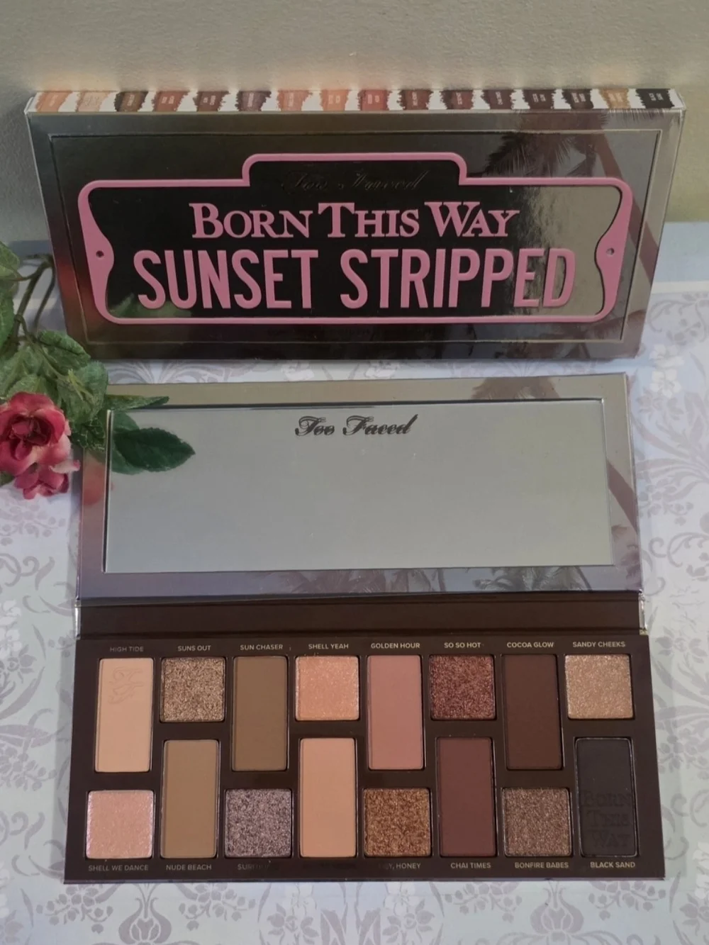 MSRP $58 BNIB Too Faced Sunset Stripped Palette!